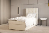 Boxbett - Bett 05 OSLO - Hugo- mit Bettkasten und Waschbarem Topper
