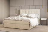 Boxbett - Bett 05 OSLO - Hugo- mit Bettkasten und Waschbarem Topper