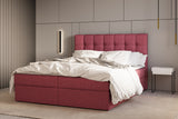 Boxbett - Bett 05 OSLO - Hugo- mit Bettkasten und Waschbarem Topper