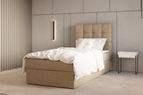 Boxbett - Bett 05 OSLO - Hugo- mit Bettkasten und Waschbarem Topper