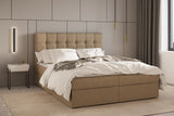 Boxbett - Bett 05 OSLO - Hugo- mit Bettkasten und Waschbarem Topper