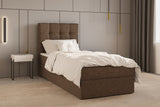 Boxbett - Bett 05 OSLO - Hugo- mit Bettkasten und Waschbarem Topper