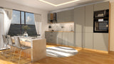 Nexa Küchenzeile KÜ01-L – Modernes Design in Beige Matt mit maximalem Stauraum