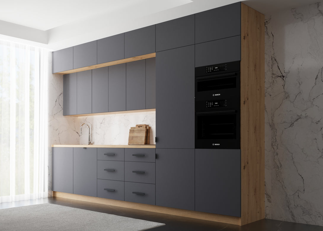 Küchenzeile - Langen - Grau - K50-G360 cm - ROYAL24_MARKT
