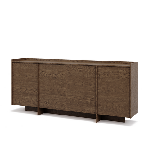 Akari Geräumige Design-Kommode mit 4 Türen und Push-to-Open-System