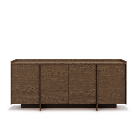 Akari Geräumige Design-Kommode mit 4 Türen und Push-to-Open-System
