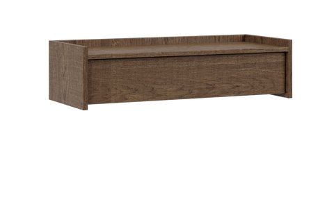Akari Hängeboard Modern Elegant – Stilvolles Wandboard mit Schublade und Push-System in Baltic Storm Eiche