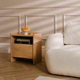 Akari Nachttisch Modern Elegant – Stilvolle Kommode mit Push-to-Open Funktion