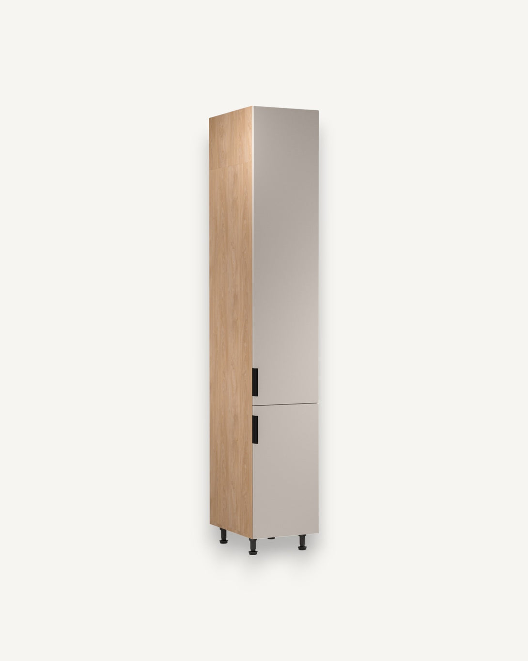 Hochschrank  D40SPWN P/L - Sorento Beige Sonoma Eiche - elegantes Design für eine aufgeräumte Küche - ROYAL24_MARKT