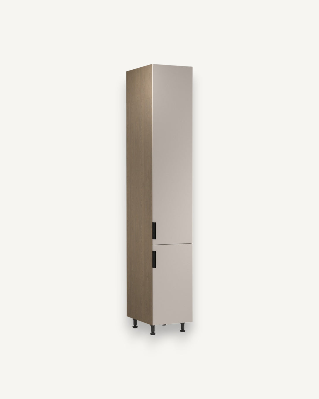Hochschrank D40SPWN P/L - Sorento Beige - Vertikaler Stauraum für jede Küche. - ROYAL24_MARKT