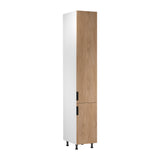 Hochschrank  D40SPWN P/L - Sorento Weiß Sonoma Eiche - Elegantes und vielseitiges Design für Ihre Küche. - ROYAL24_MARKT