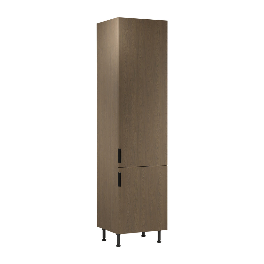 Hochschrank D60RWN P/L - Sorento Dunkle Eiche - Maximaler Stauraum auf minimaler Fläche. - ROYAL24_MARKT