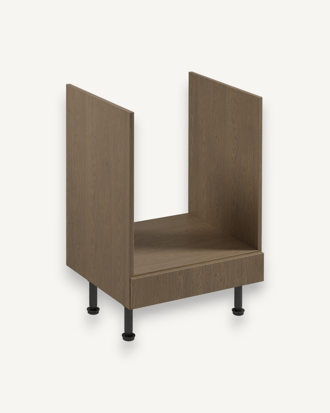 Herdumbauschrank D60ZK - Sorento Dunkle Eiche - Perfekt für den modernen Herd integriert. - ROYAL24_MARKT