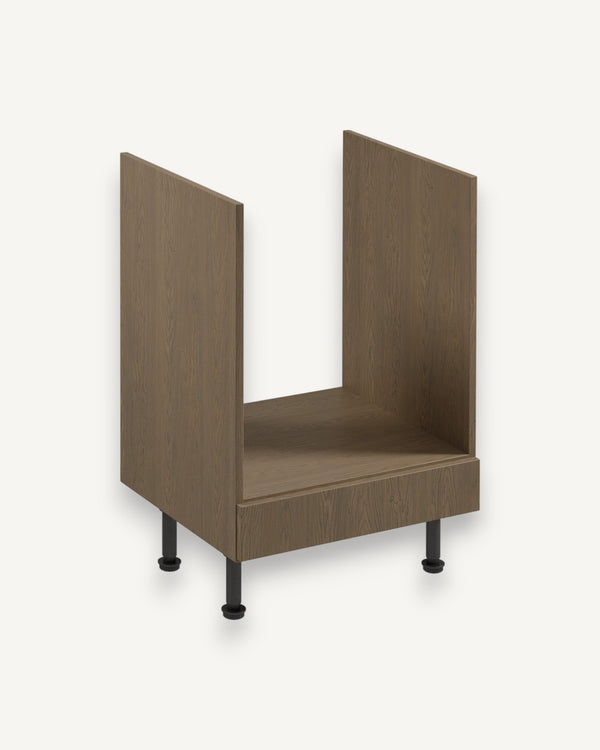 Herdumbauschrank D60ZK - Sorento Dunkle Eiche - Perfekt für den modernen Herd integriert. - ROYAL24_MARKT