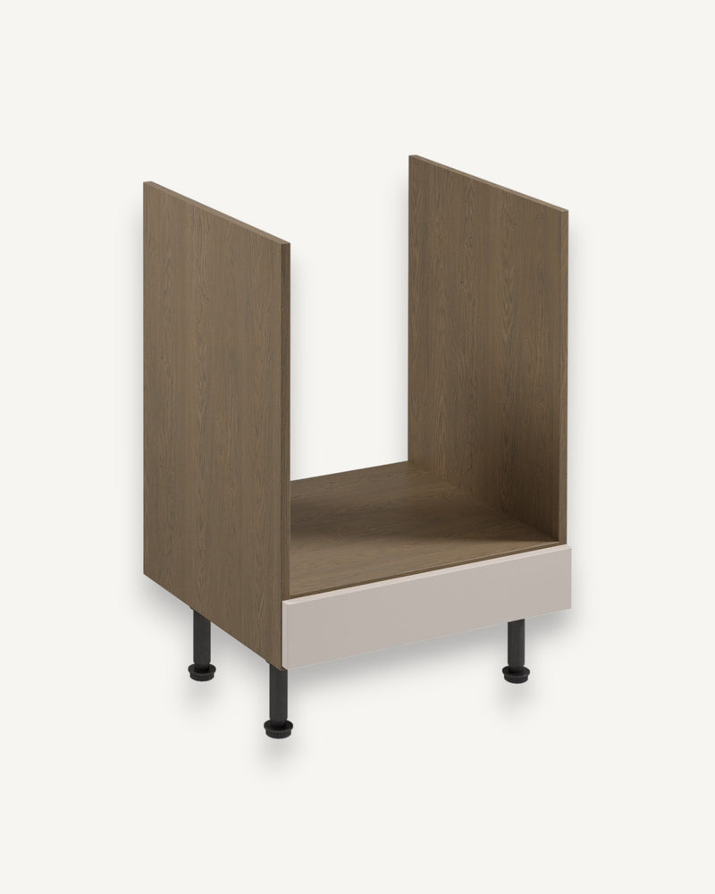 Herdumbauschrank D60ZK - Sorento Beige - Elegante Einfassung für Ihren Herd.