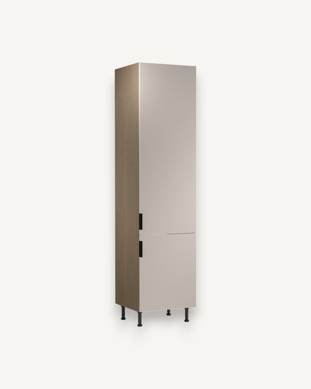 Kühlumbauschrank D60ZLN P/L – Sorento Beige – Perfekte Integration für Ihren Kühlschrank.