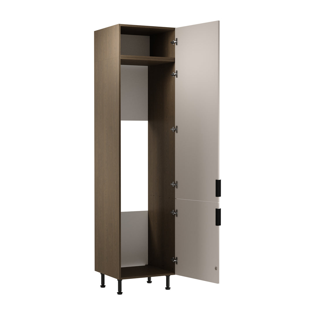 Kühlumbauschrank D60ZLN P/L - Sorento Beige - Perfekte Integration für Ihren Kühlschrank. - ROYAL24_MARKT