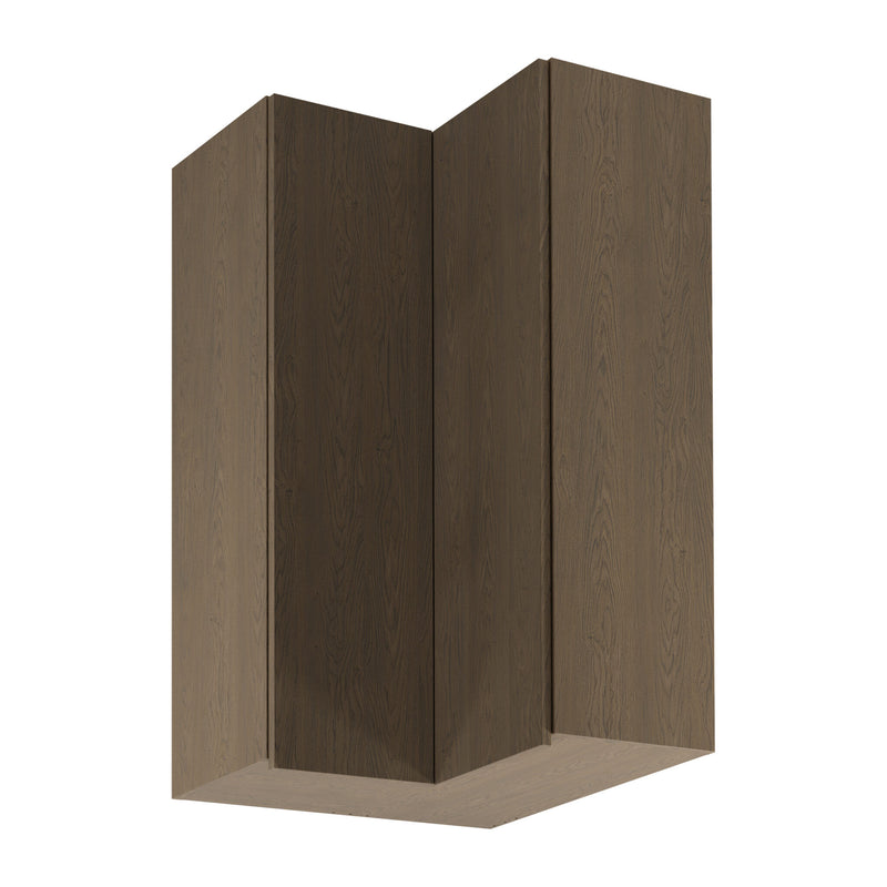 Eckhängeschrank G60N2 – Sorento Dunkle Eiche - Funktionalität trifft Design in der Ecke.
