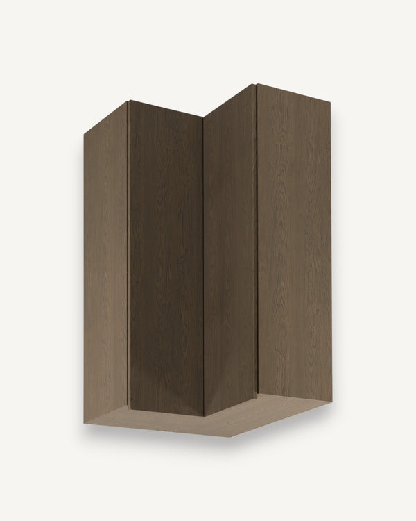 Eckhängeschrank G60N2 – Sorento Dunkle Eiche - Cleverer Stauraum mit Stil und Eleganz. - ROYAL24_MARKT