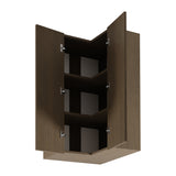 Eckhängeschrank G60N2 – Sorento Dunkle Eiche - Funktionalität trifft Design in der Ecke.