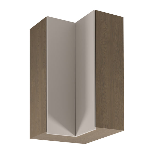Eckhängeschrank G60N2 – Sorento Beige - Funktionalität trifft Design in der Ecke. - ROYAL24_MARKT
