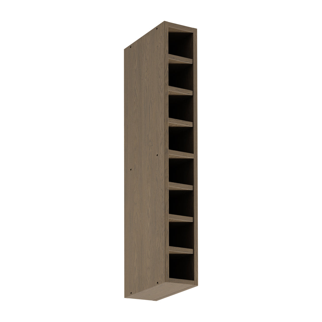 Regalhängeschrank W15 - Sorento Dunkle Eiche - ROYAL24_MARKT