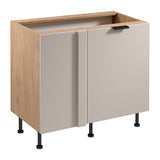 Eckunterschrank D100N R/L - Sorento Beige Sonoma Eiche - perfektes Design für Ihre Küche. - ROYAL24_MARKT