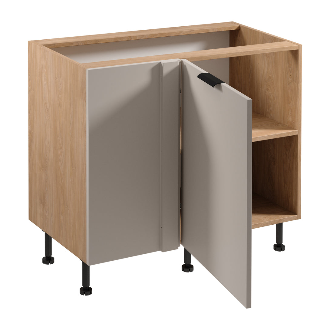 Eckunterschrank D100N R/L - Sorento Beige Sonoma Eiche - perfektes Design für Ihre Küche. - ROYAL24_MARKT