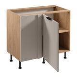 Eckunterschrank D100N R/L - Sorento Beige Sonoma Eiche - perfektes Design für Ihre Küche. - ROYAL24_MARKT