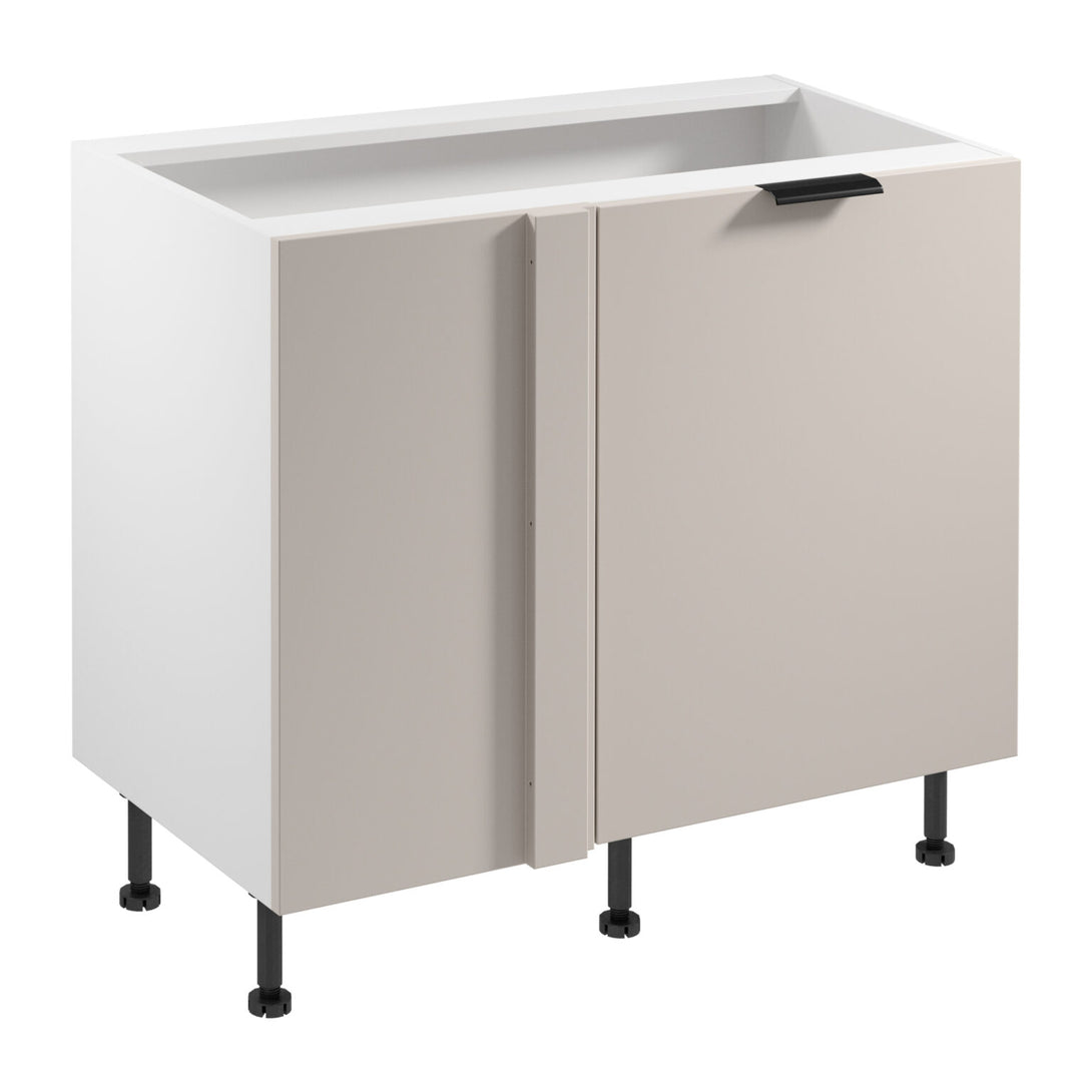 Eckunterschrank D100N R/L - Sorento Weiß Beige - Mehr Stauraum für Ihre Küche. - ROYAL24_MARKT