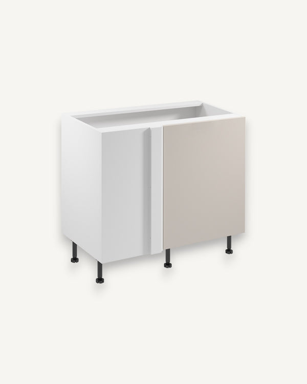 Eckunterschrank D100N R/L - Sorento Weiß Beige - Mehr Stauraum für Ihre Küche. - ROYAL24_MARKT