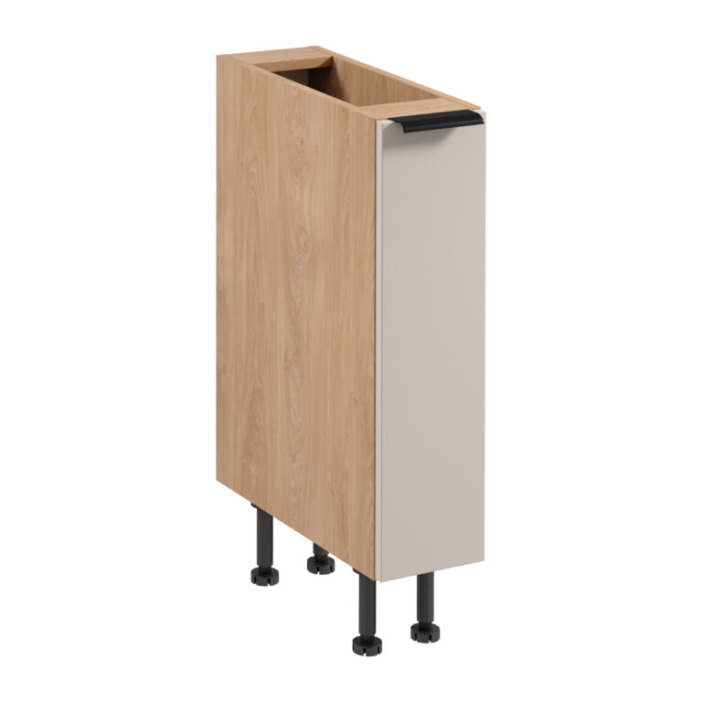 Apothekerschrank D20C - Sorento Beige Sonoma Eiche - in minimalistischem Stil für moderne Küchene. - ROYAL24_MARKT