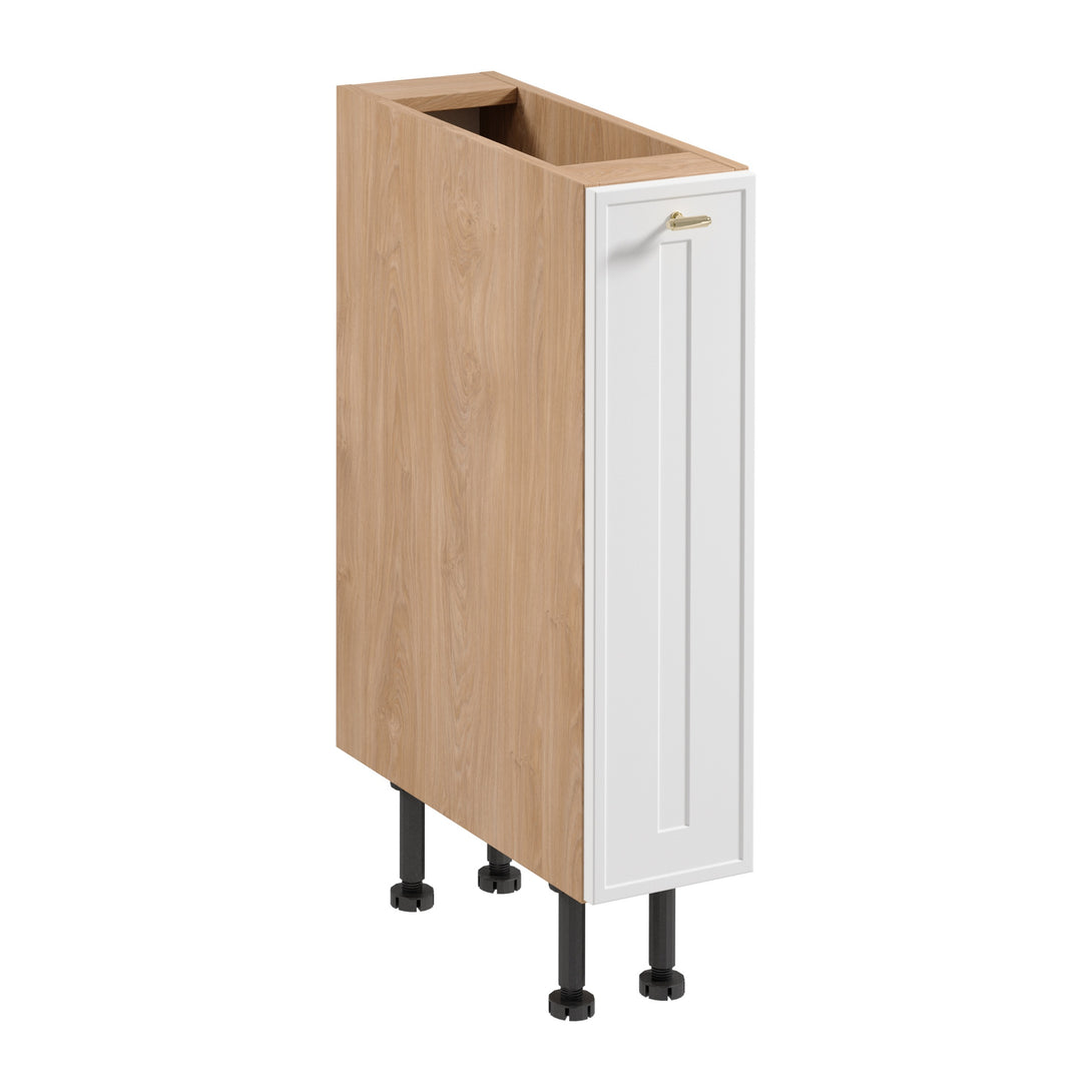 Apothekerschrank D20C - Sorento Sonoma Eiche Weiß - Schmale Eleganz für Ihre Küche. - ROYAL24_MARKT