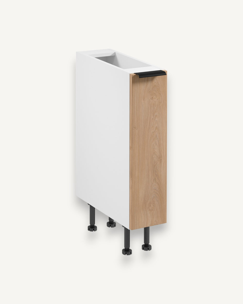 Apothekerschrank D20C – Sorento Weiß Sonoma Eiche – Einzigartiges Design für Ihre Bedürfnisse.