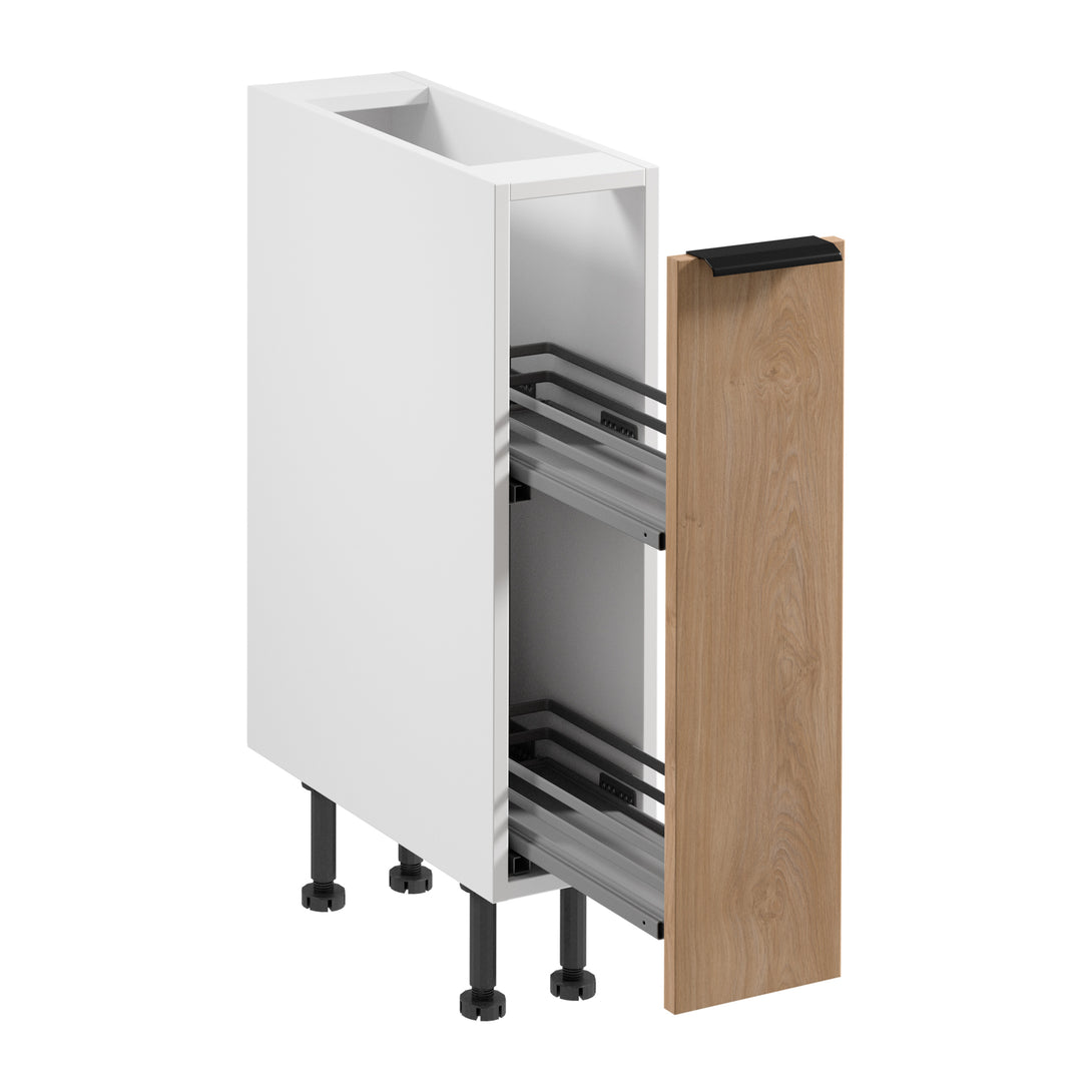 Apothekerschrank D20C - Sorento Weiß Sonoma Eiche - Einzigartiges Design für Ihre Bedürfnisse. - ROYAL24_MARKT