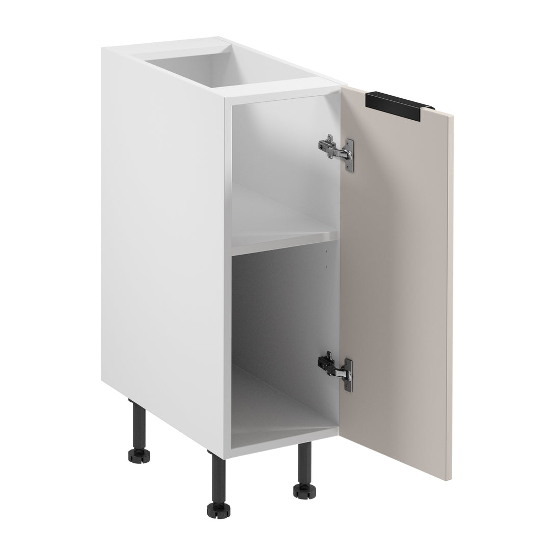 Unterschrank D30 P/L - Sorento Weiß Beige - Alles griffbereit in schmalem Design. - ROYAL24_MARKT