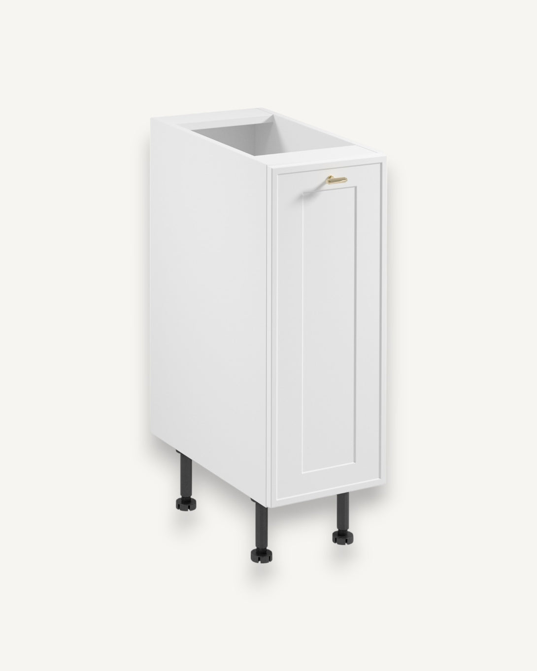 Unterschrank D30 P/L - Sorento Weiß - Pflegeleicht und widerstandsfähig gegen tägliche Abnutzung. - ROYAL24_MARKT