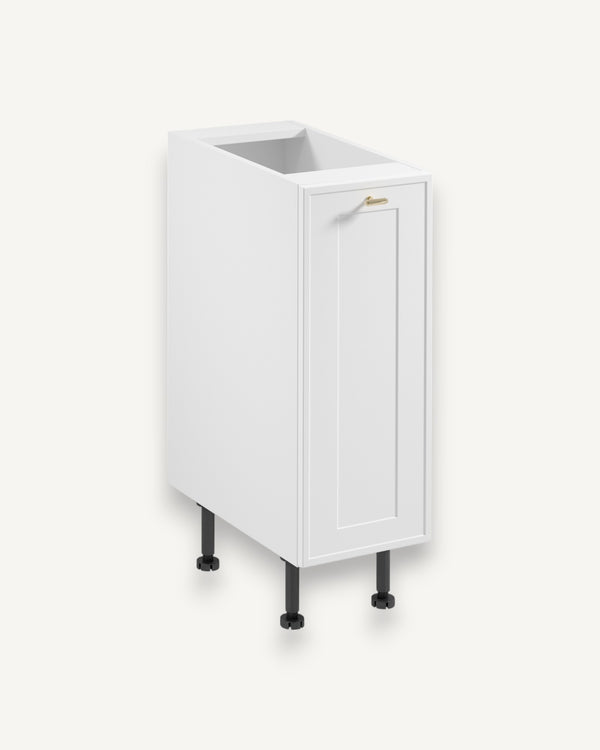 Unterschrank D30 P/L - Sorento Weiß - Pflegeleicht und widerstandsfähig gegen tägliche Abnutzung. - ROYAL24_MARKT