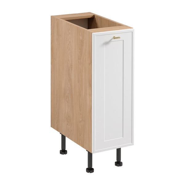 Unterschrank D30 P/L - Sorento Sonoma Eiche Weiß - Praktisch und organisiert für Ihre Küche. - ROYAL24_MARKT