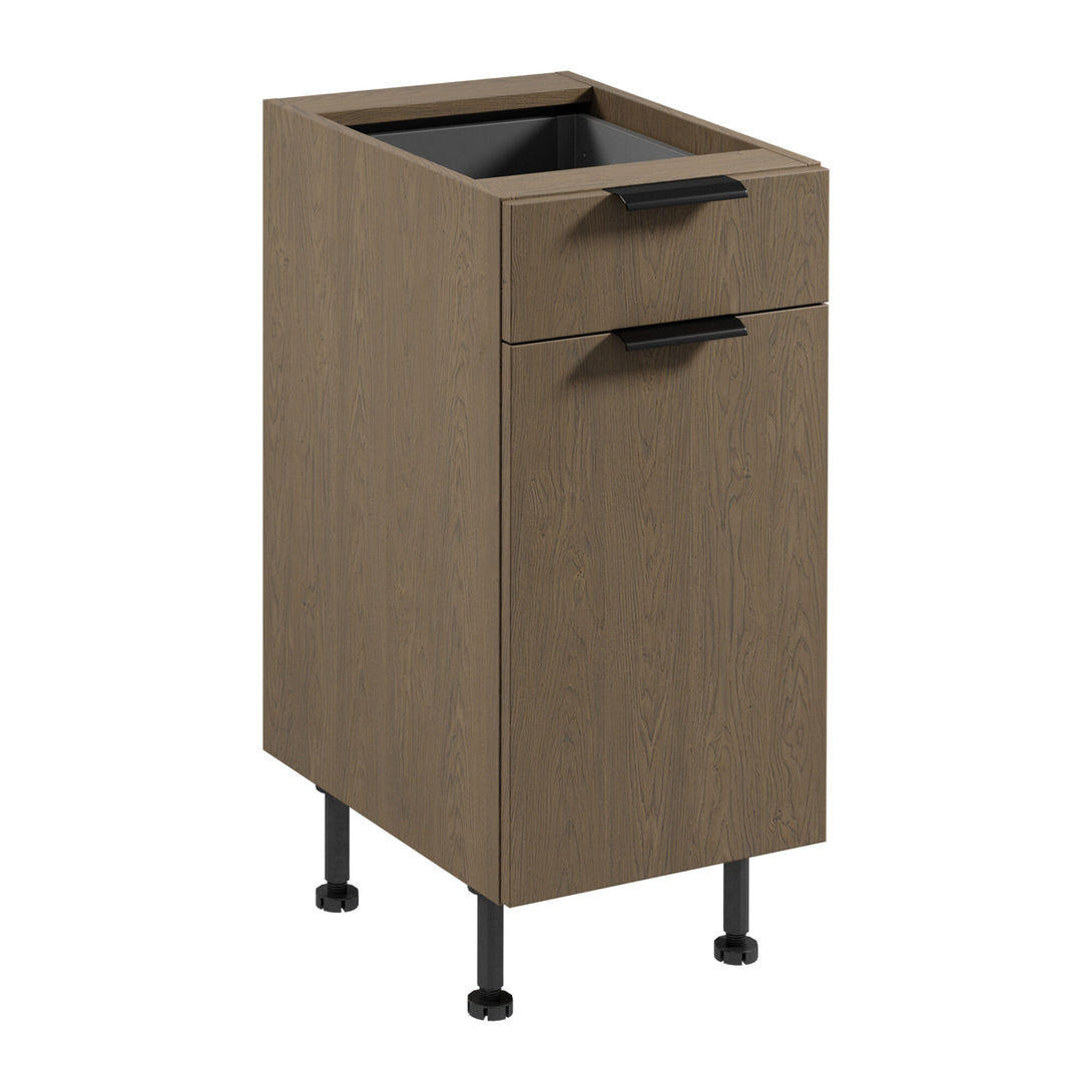 Unterschrank D40S1 P/L - Sorento Dunkle Eiche - Funktion und Ästhetik vereint. - ROYAL24_MARKT