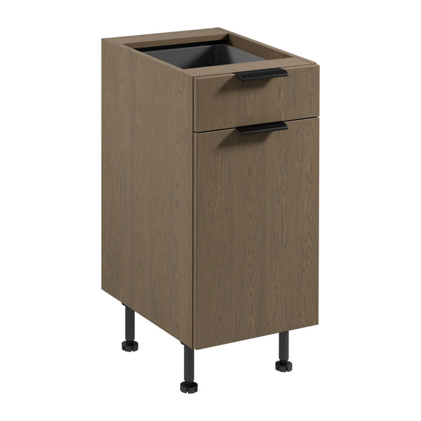 Unterschrank D40S1 P/L - Sorento Dunkle Eiche - Funktion und Ästhetik vereint. - ROYAL24_MARKT
