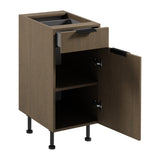 Unterschrank D40S1 P/L - Sorento Dunkle Eiche - Funktion und Ästhetik vereint. - ROYAL24_MARKT