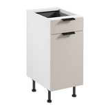 Unterschrank D40S1 P/L - Sorento Weiß Beige - Ihr praktischer Helfer im Alltag. - ROYAL24_MARKT