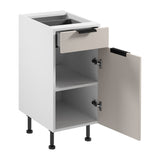 Unterschrank D40S1 P/L - Sorento Weiß Beige - Ihr praktischer Helfer im Alltag. - ROYAL24_MARKT