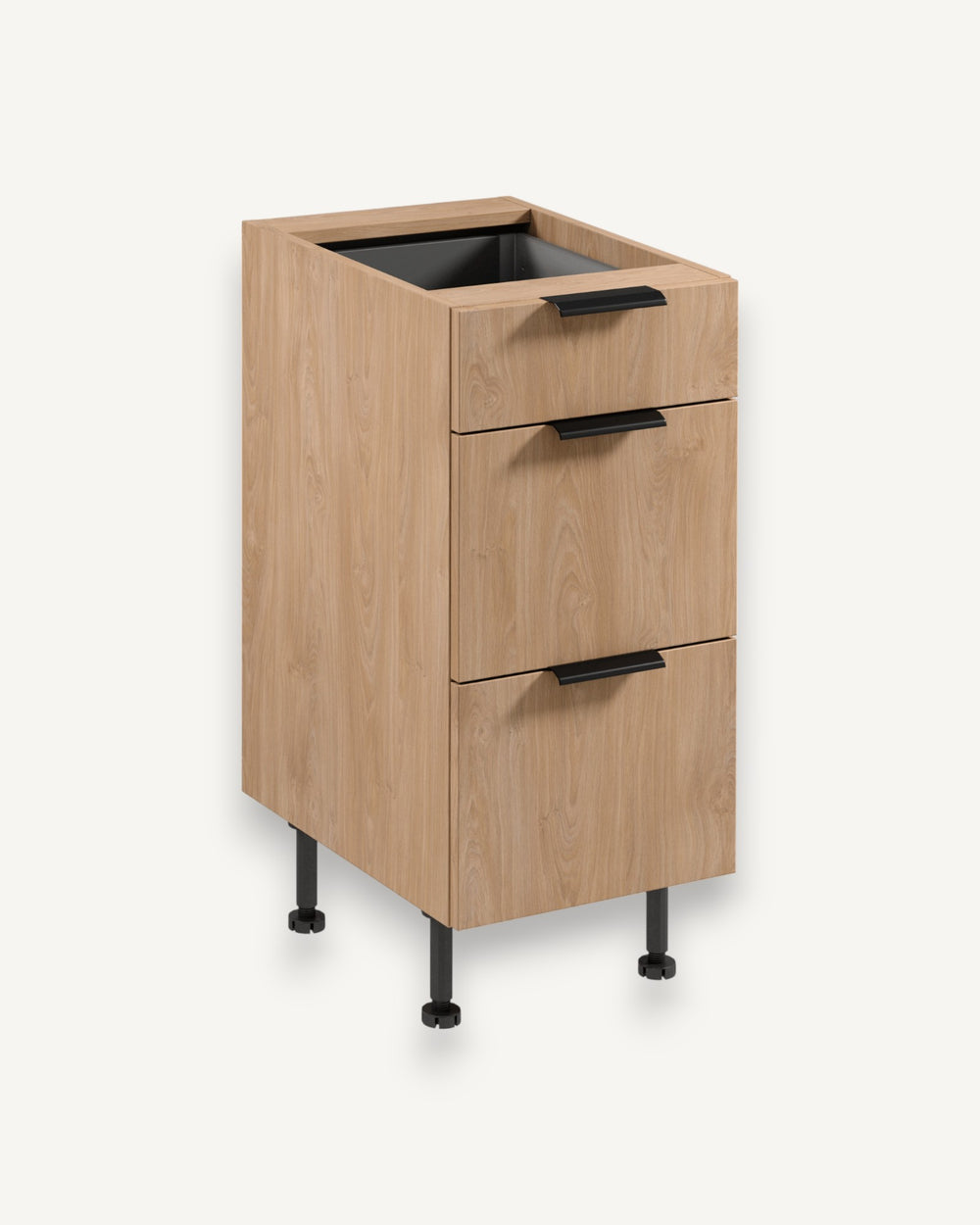 Unterschrank D40S3 P/L AX – Sorento – Moderner Look für eine elegante Küchenausstattung.