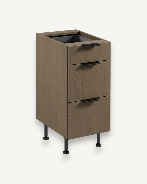 Unterschrank  D40S3 P/L AX - Sorento Dunkle Eiche - Der ideale Stauraum für Ihr Zuhause. - ROYAL24_MARKT