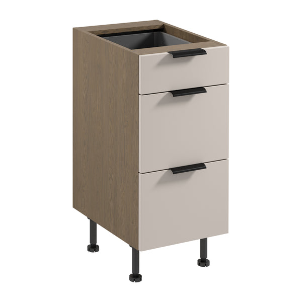 Unterschrank D40S3 P/L AX - Sorento Beige - Funktionale Aufbewahrung in modernem Stil. - ROYAL24_MARKT
