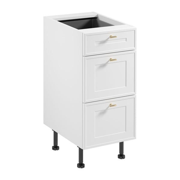 Unterschrank D40S3 AX - Sorento Weiß - Zeitloses Design für jeden Geschmack. - ROYAL24_MARKT