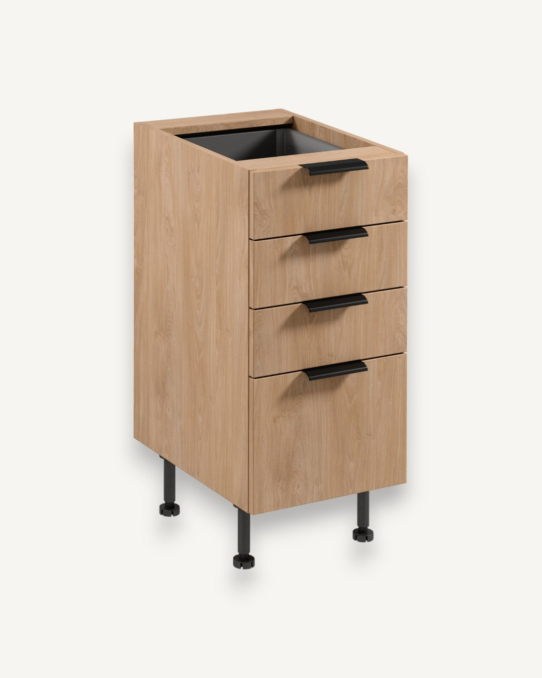 Unterschrank D40S4 AX - Sorento - Stilvolle Präsentation von Geschirr und Kochutensilien. - ROYAL24_MARKT