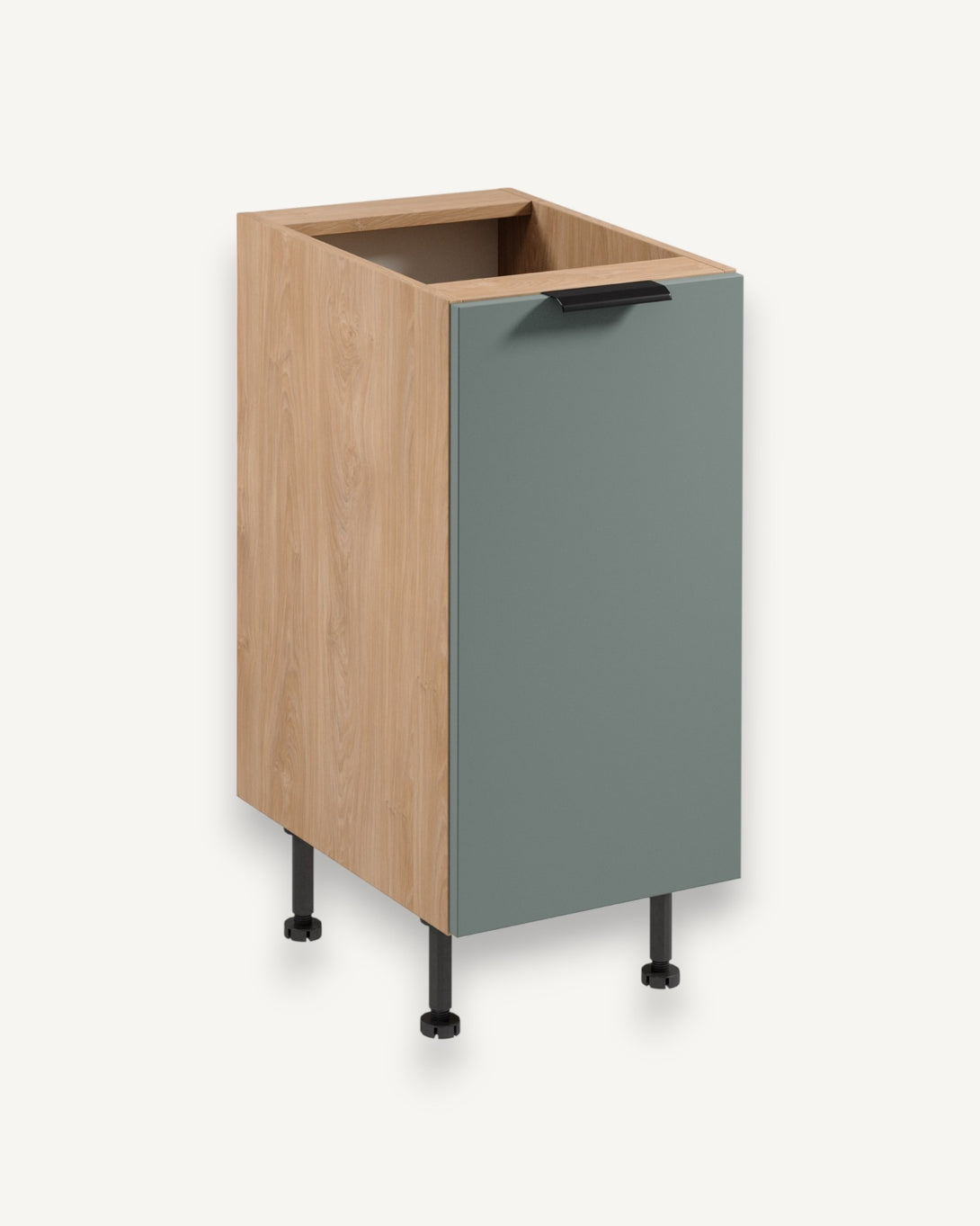 Unterschrank D40 P/L - Sorento Grün Sonoma Eiche - Perfekt organisiert, perfekt gestaltet. - ROYAL24_MARKT